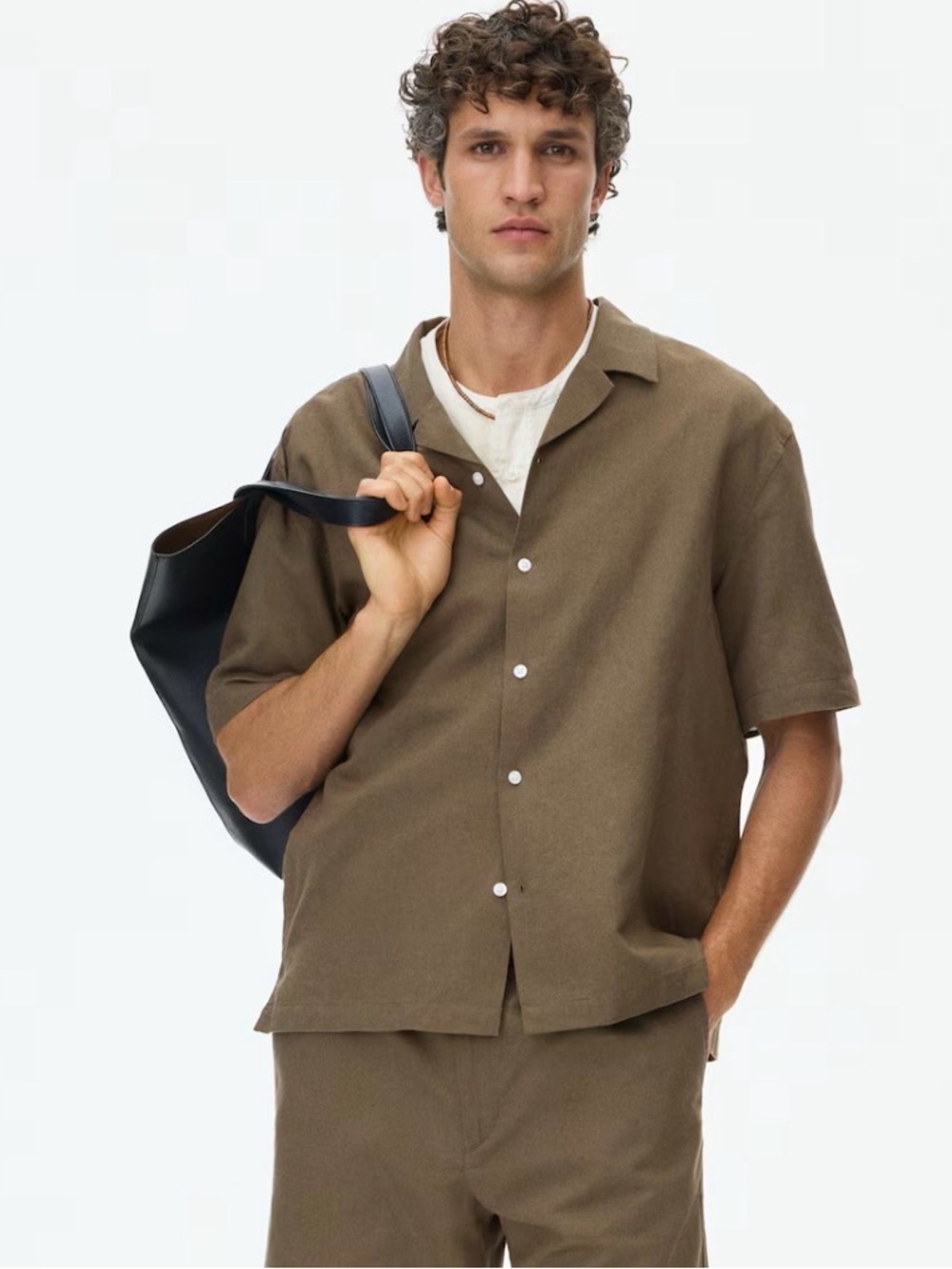 NWT!! Relaxed Fit Linen Shirt